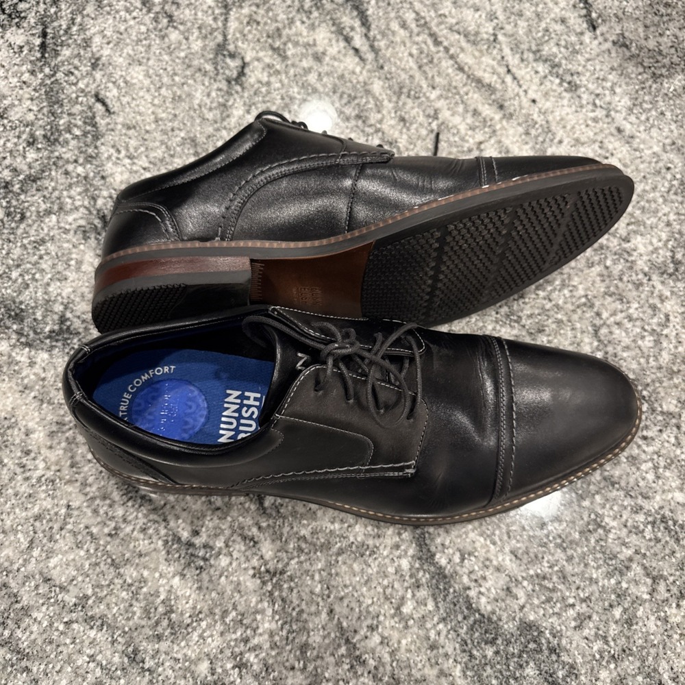 Nunn‎ Bush Men's Westfield Comfort Cap Toe Oxford  Size 13D Black 81423-001 - Picture 15 of 15